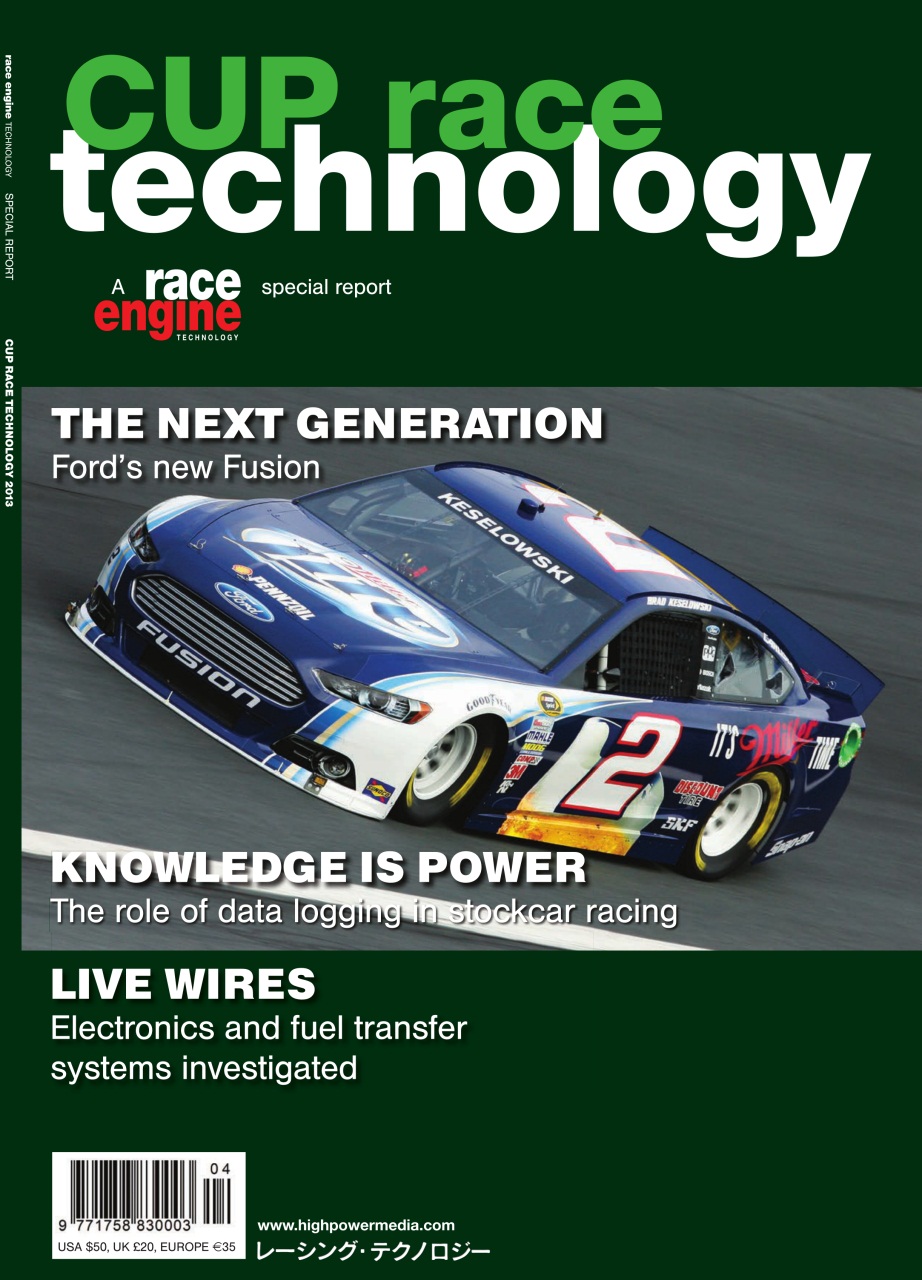 CUP Race Technology Preview Pages
