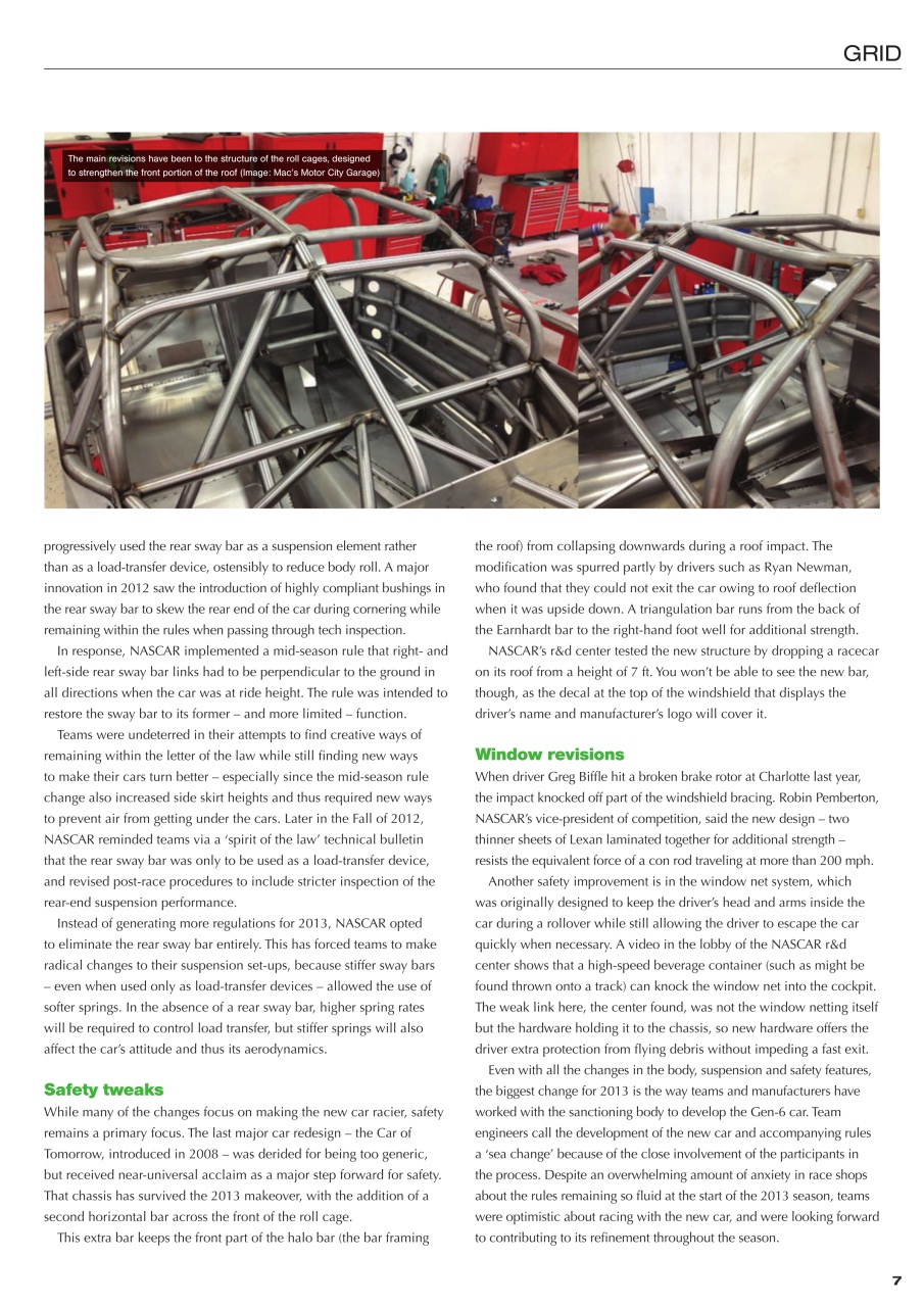 CUP Race Technology Preview Pages