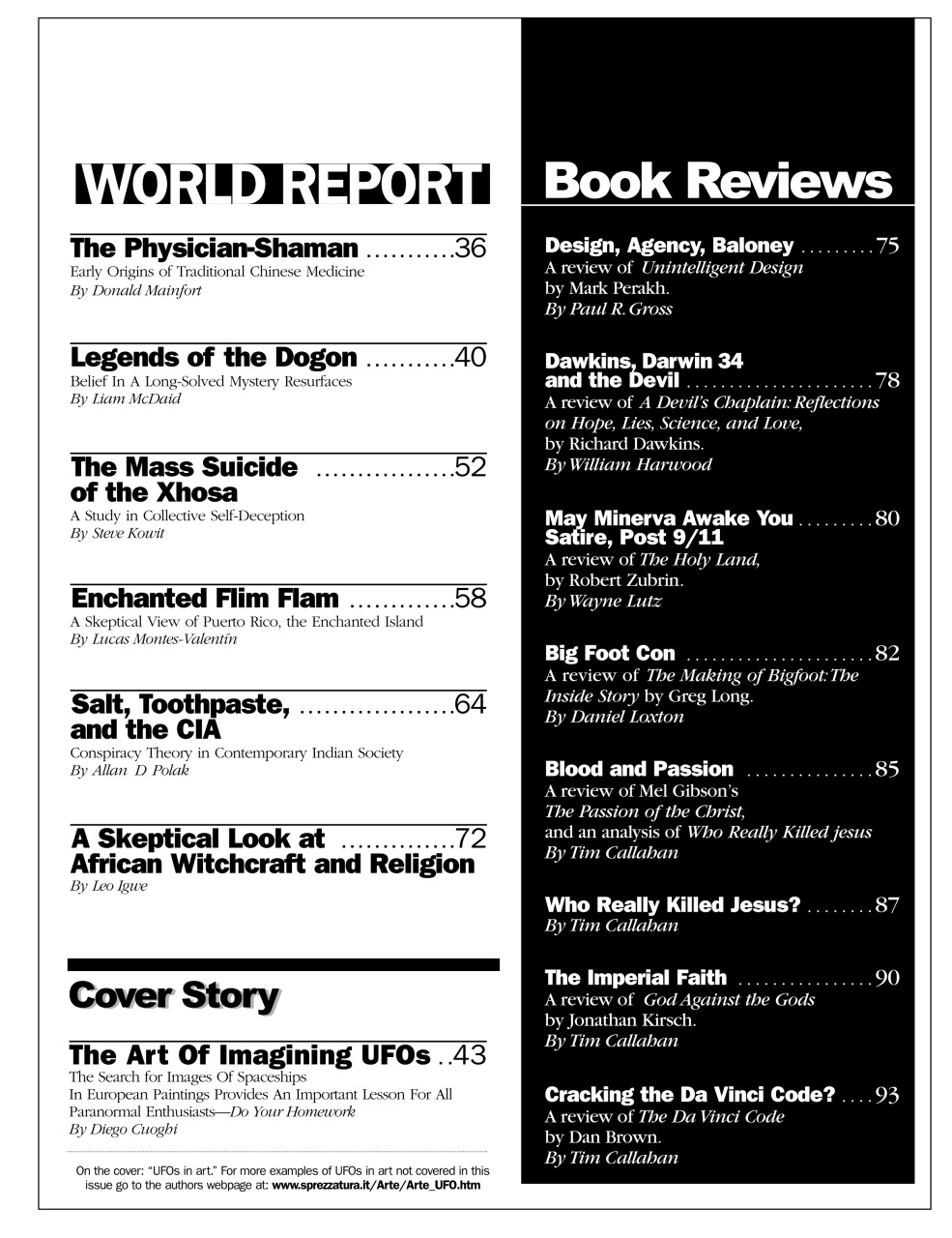 Skeptic Preview Pages