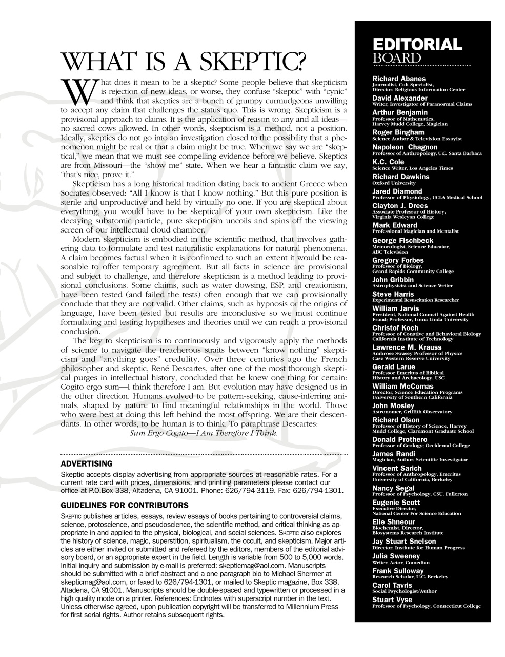 Skeptic Preview Pages