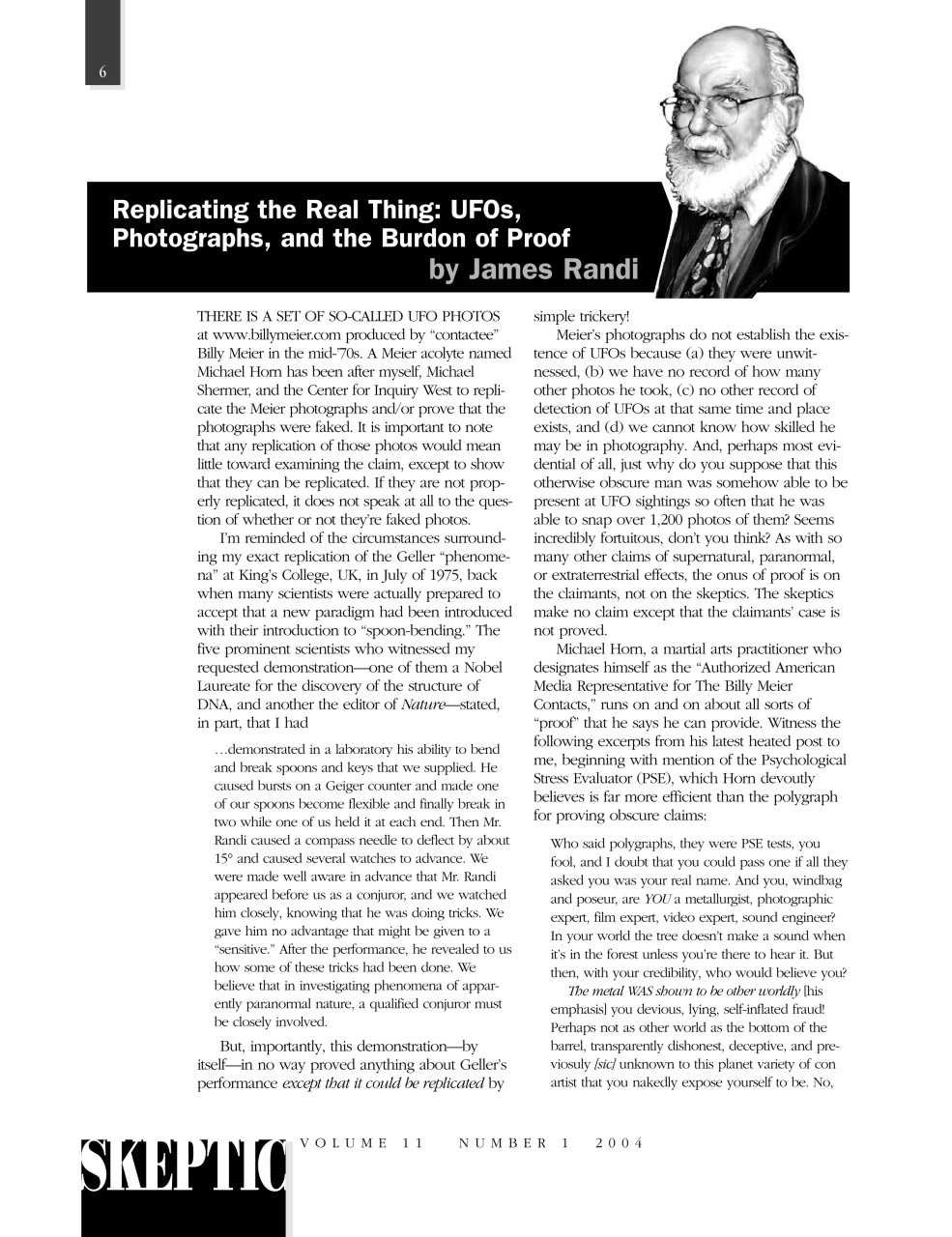 Skeptic Preview Pages