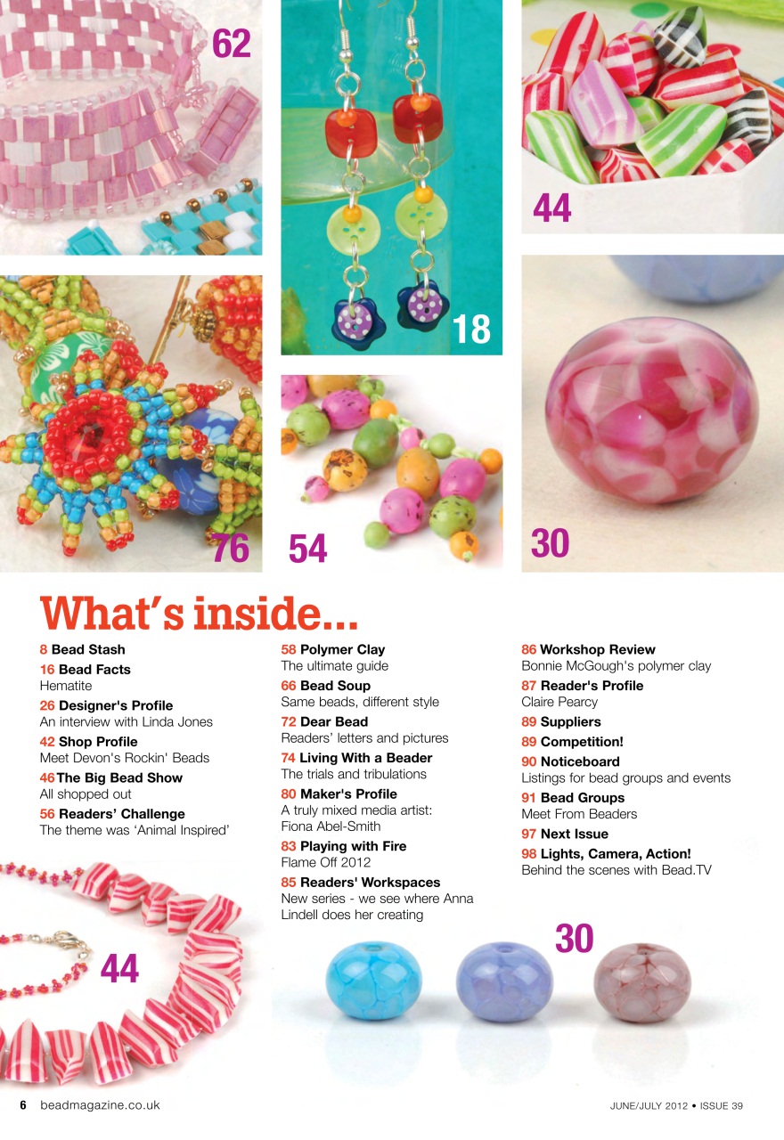 Bead & Jewellery Magazine Preview Pages