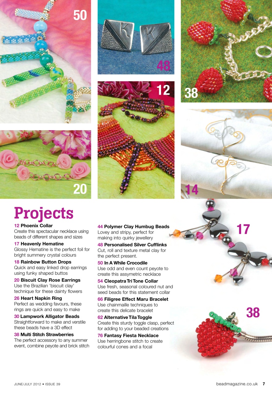Bead & Jewellery Magazine Preview Pages