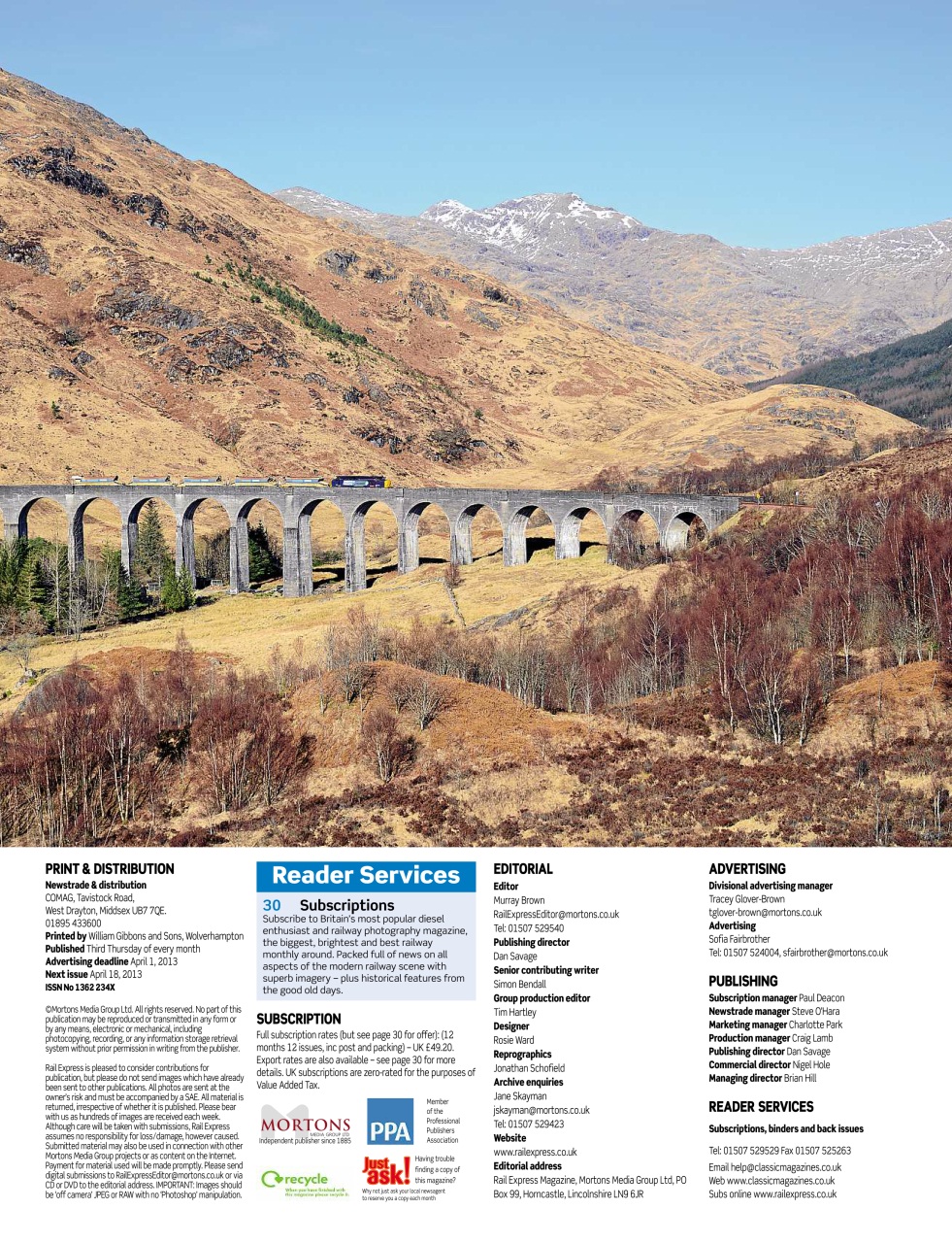 Rail Express Preview Pages