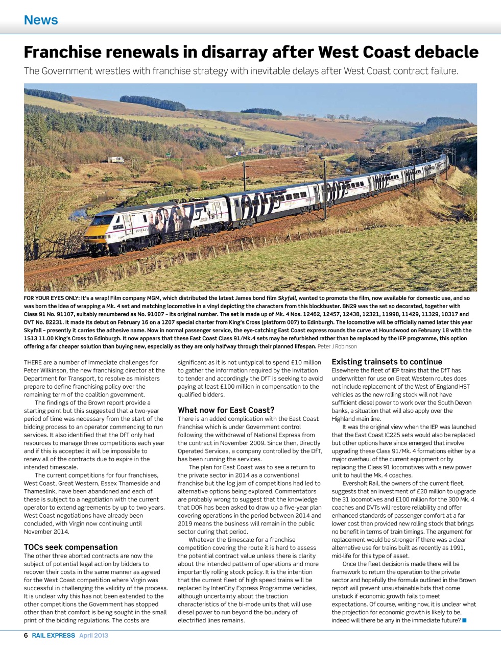 Rail Express Preview Pages