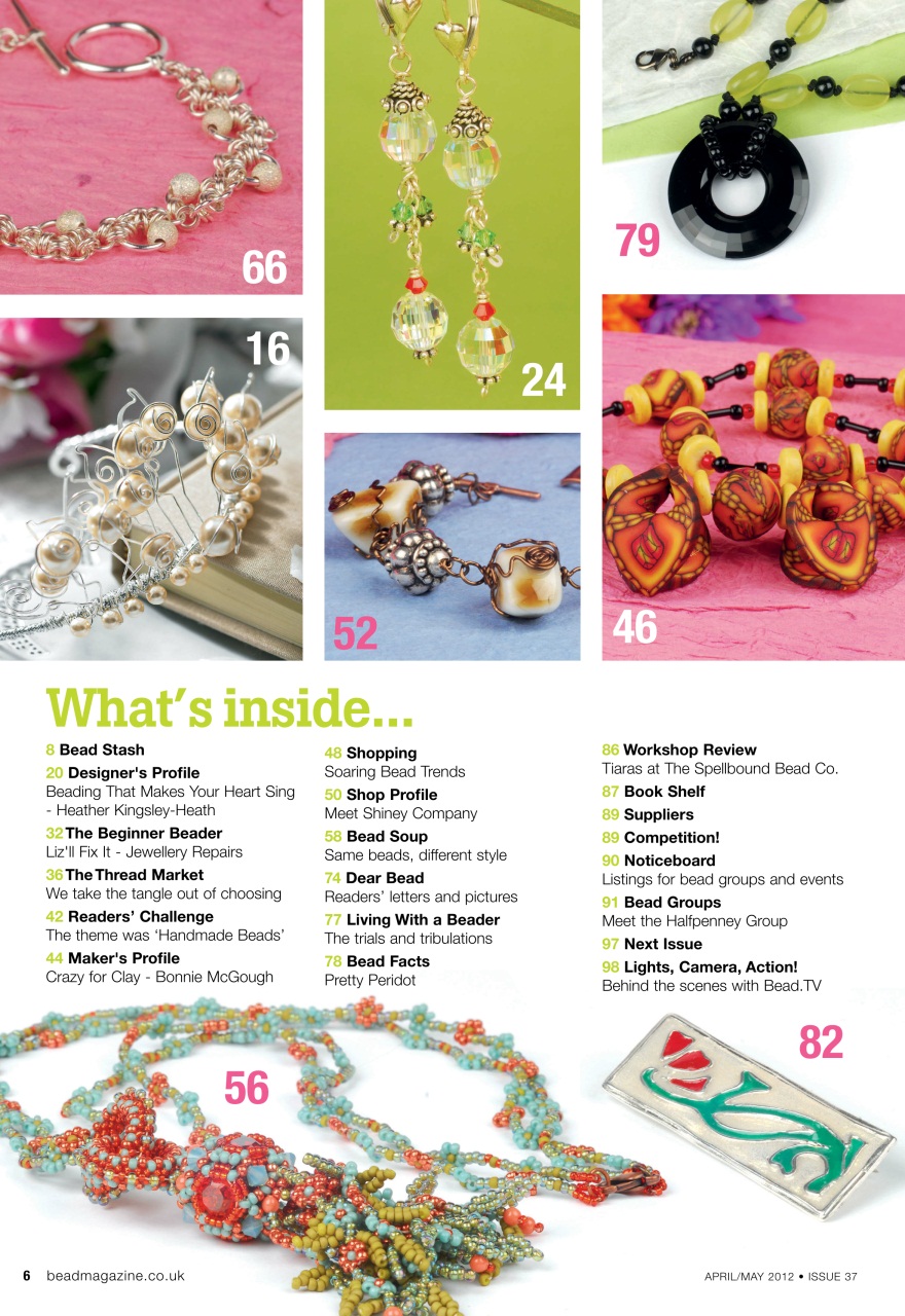 Bead & Jewellery Magazine Preview Pages