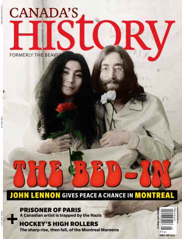 Canada's History issue April-May 2013