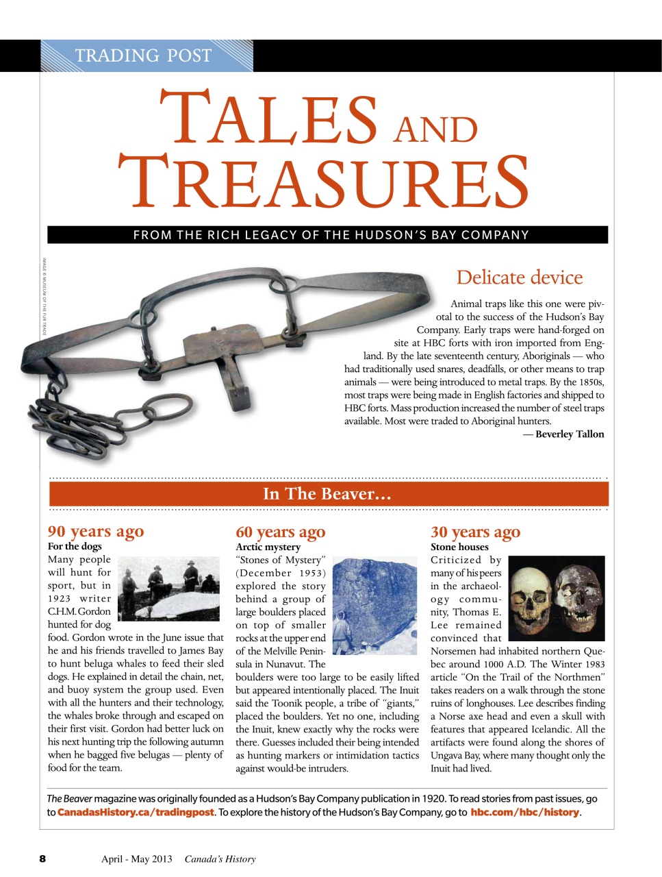Canada's History Preview Pages