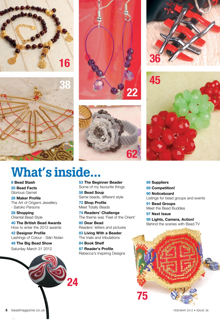Bead & Jewellery Magazine Preview Pages