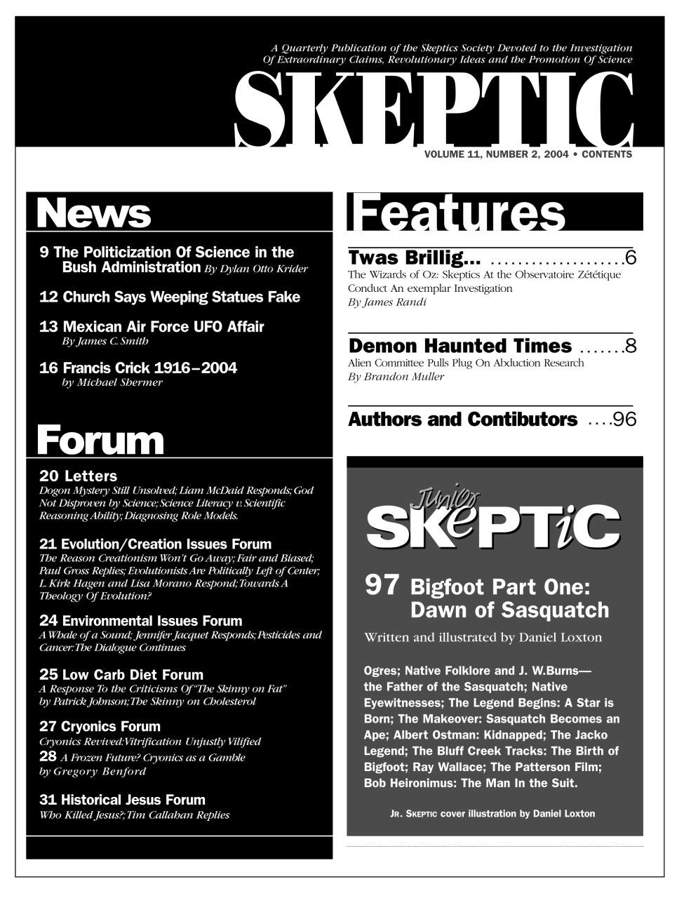 Skeptic Preview Pages