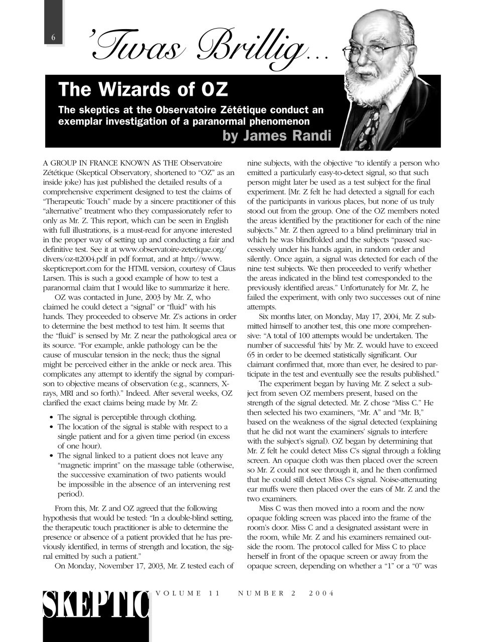 Skeptic Preview Pages