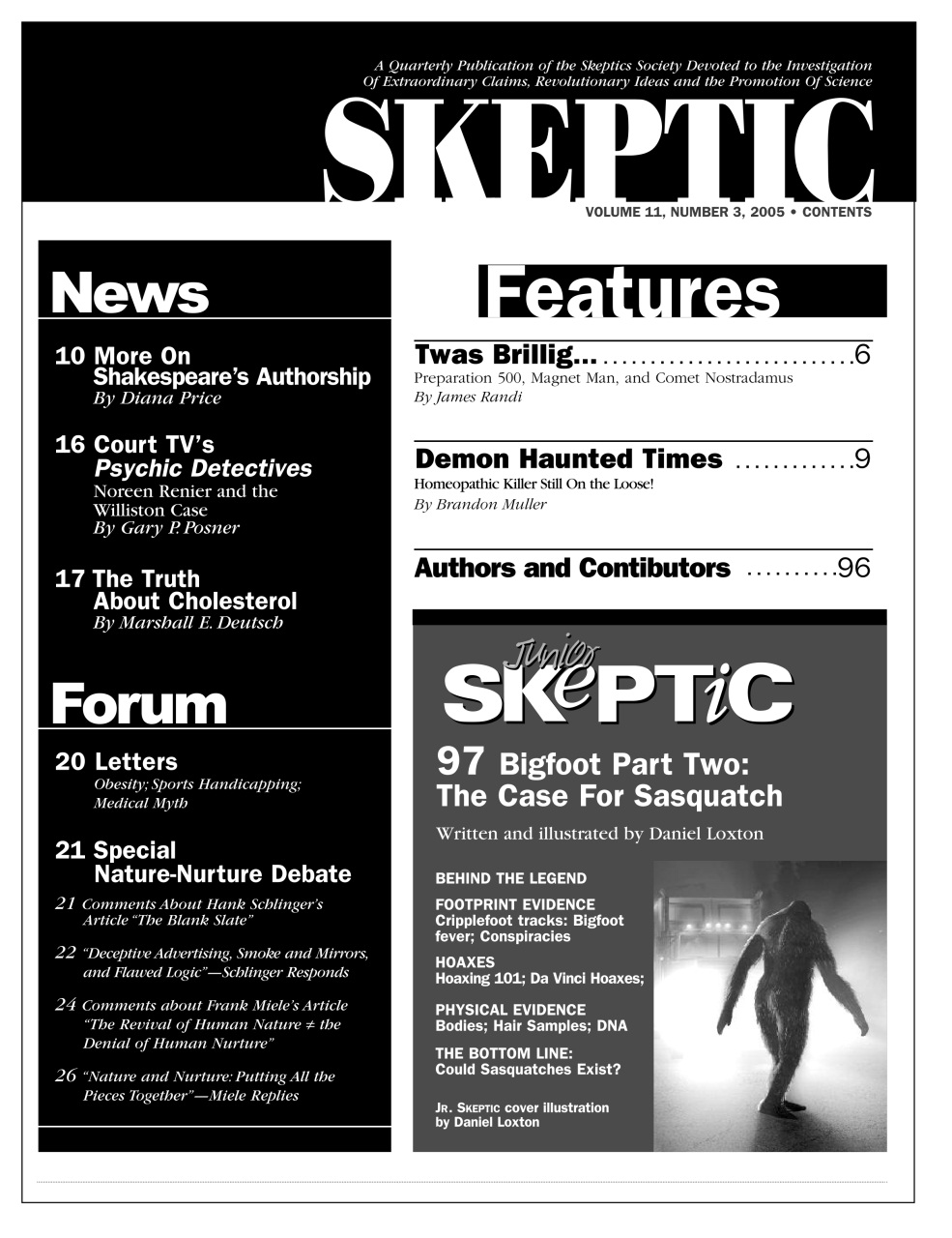 Skeptic Preview Pages