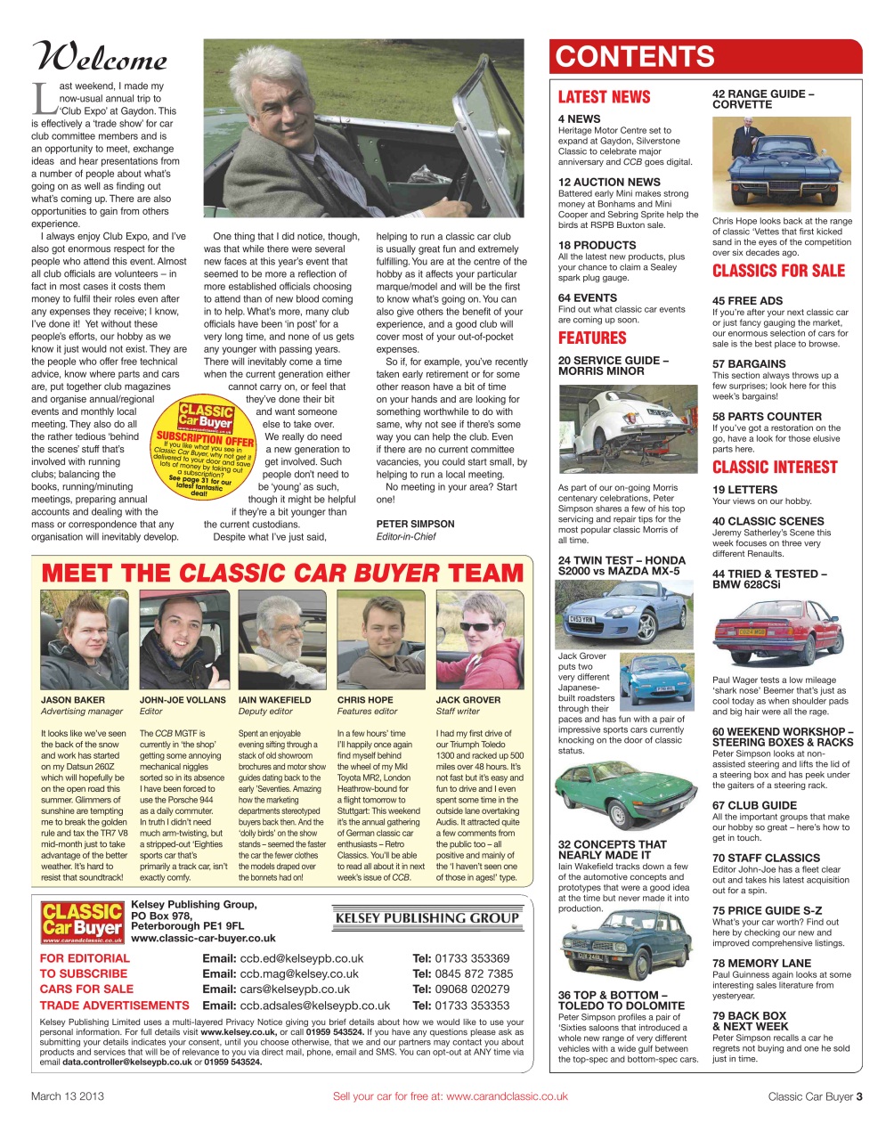 Classic Car Buyer Preview Pages