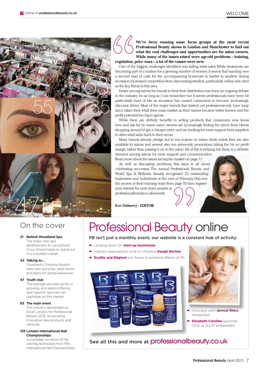 Professional Beauty Preview Pages