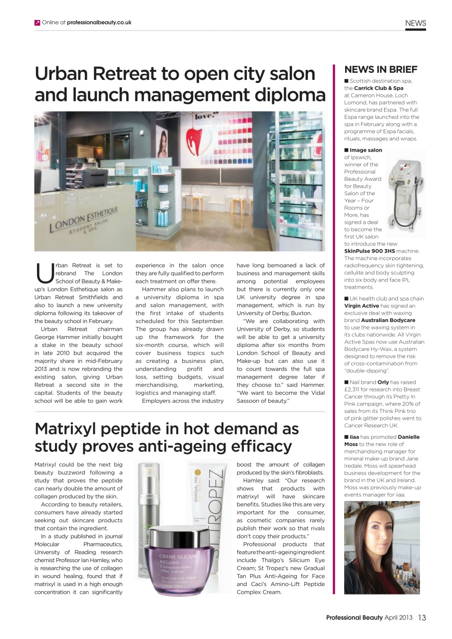 Professional Beauty Preview Pages