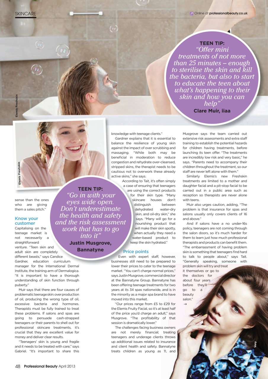 Professional Beauty Preview Pages