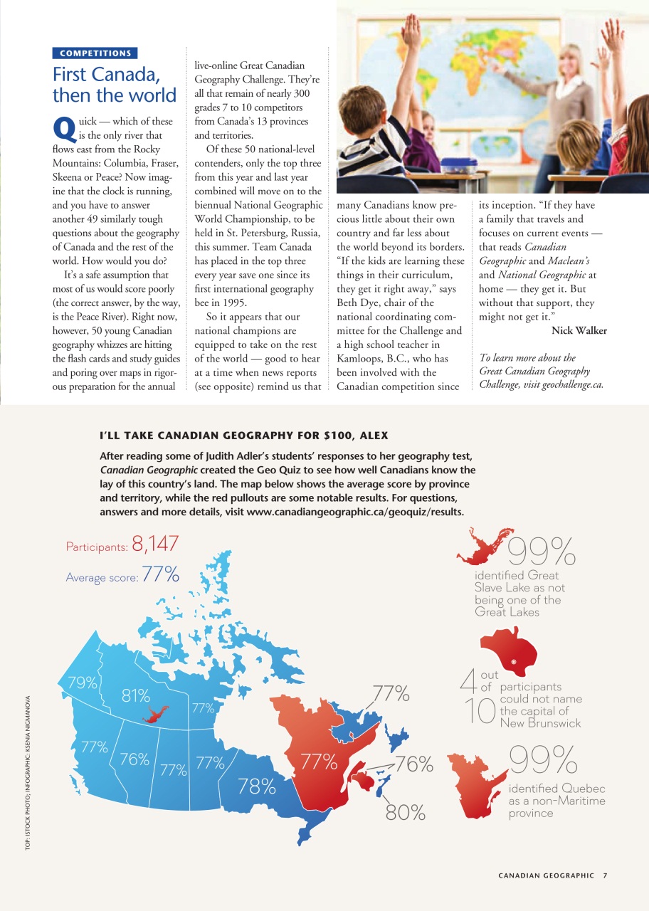 Canadian Geographic Preview Pages