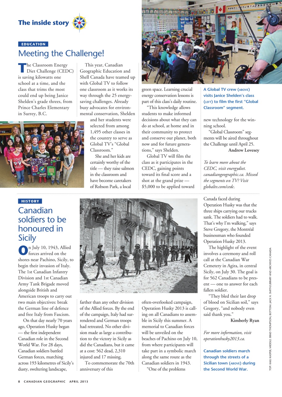 Canadian Geographic Preview Pages