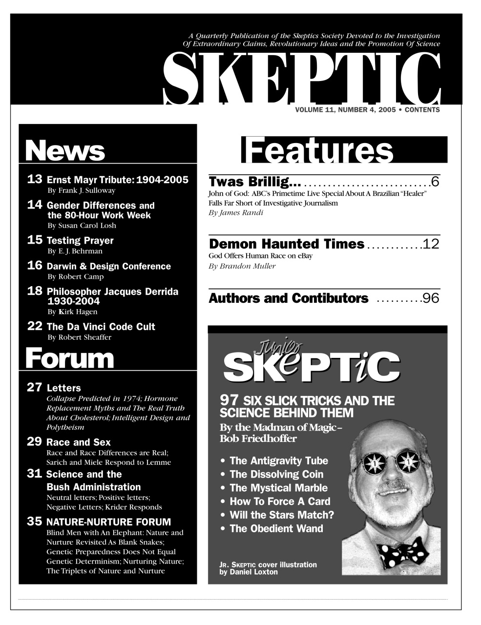 Skeptic Preview Pages