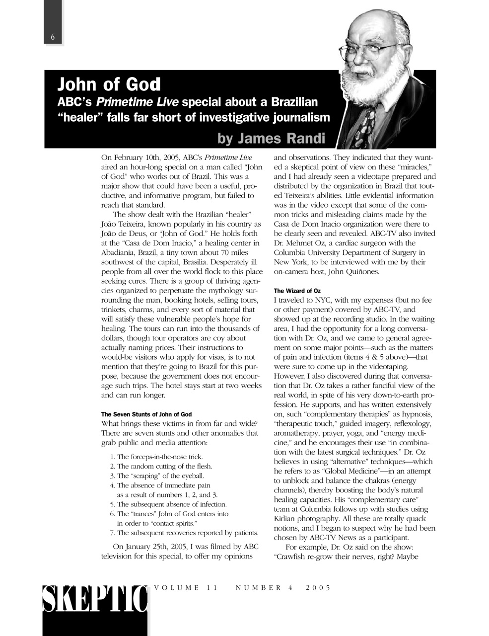 Skeptic Preview Pages