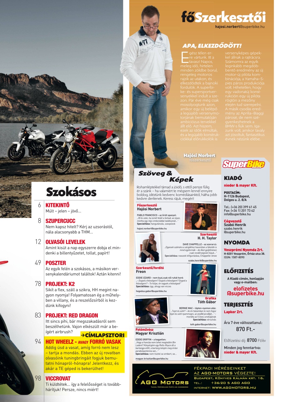 SuperBike Hungary Preview Pages