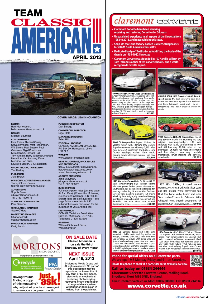 Classic American Magazine Preview Pages