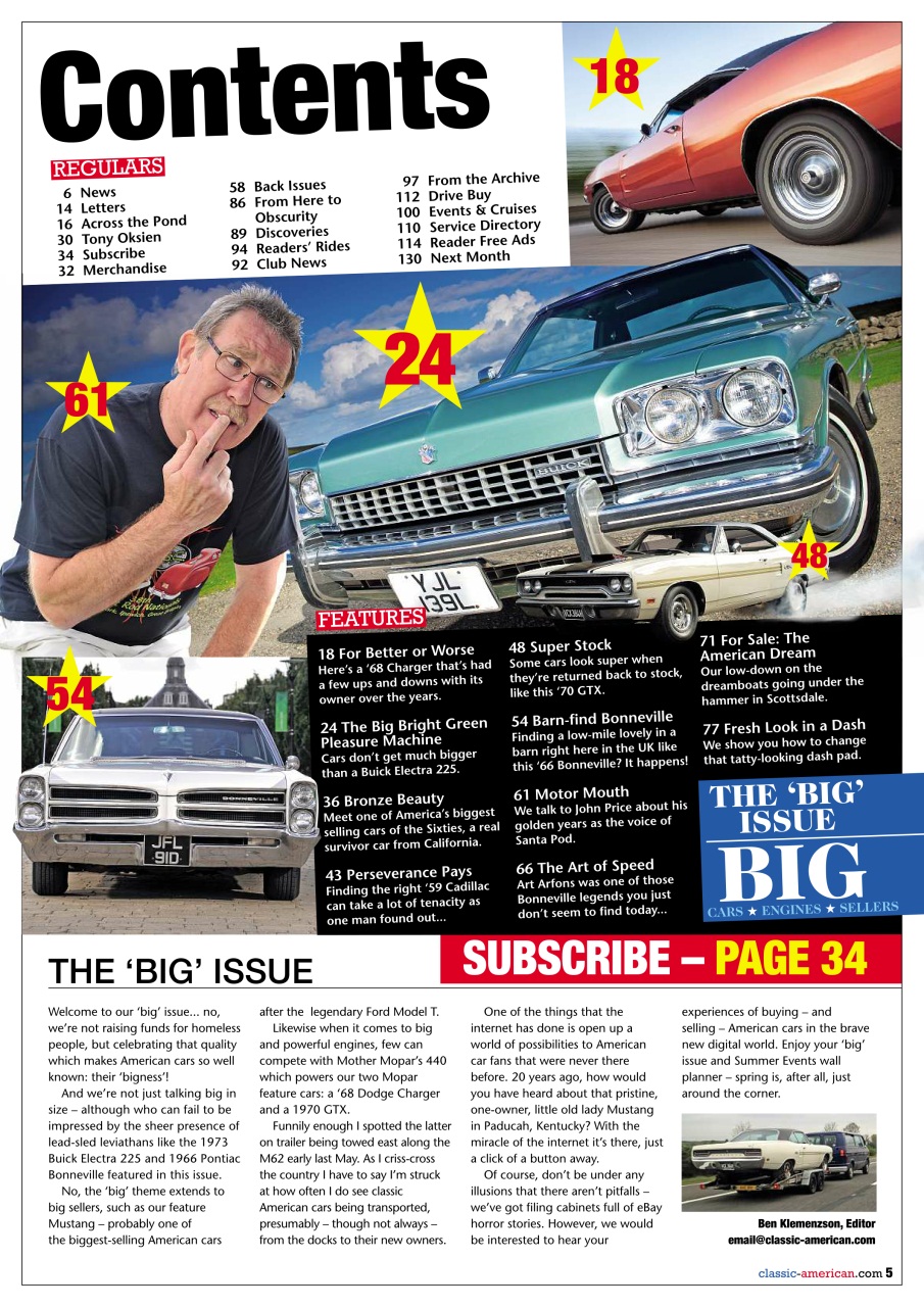 Classic American Magazine Preview Pages