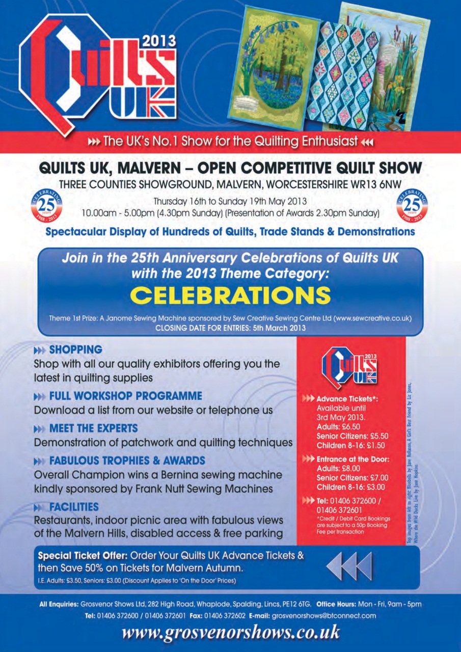 Patchwork and Quilting Preview Pages