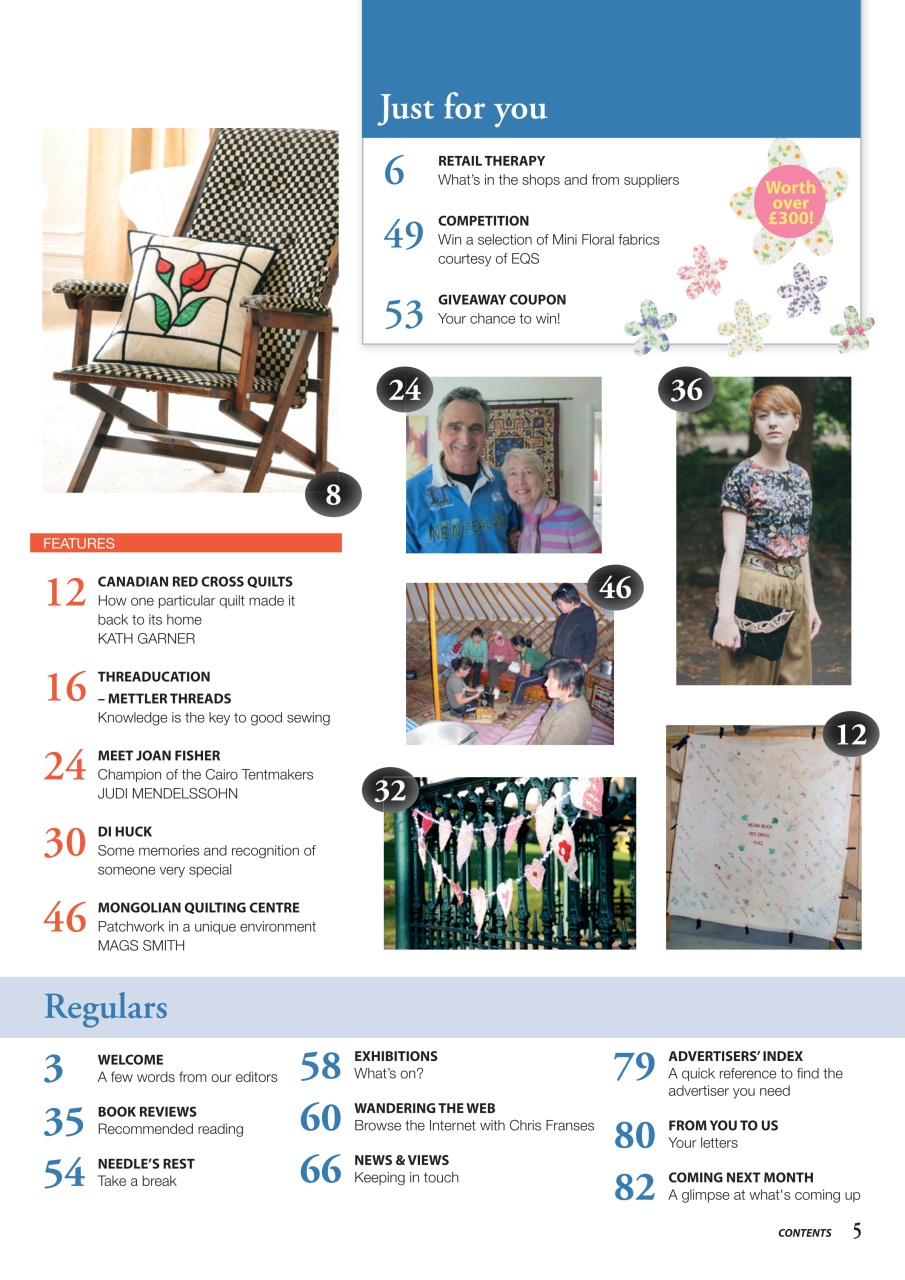 Patchwork and Quilting Preview Pages