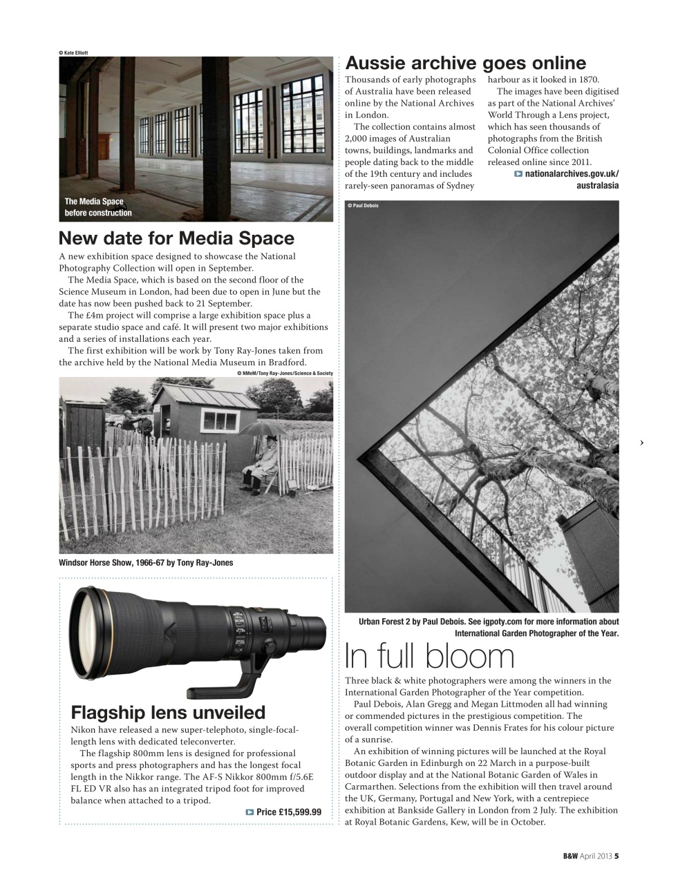 Black+White Photography Preview Pages