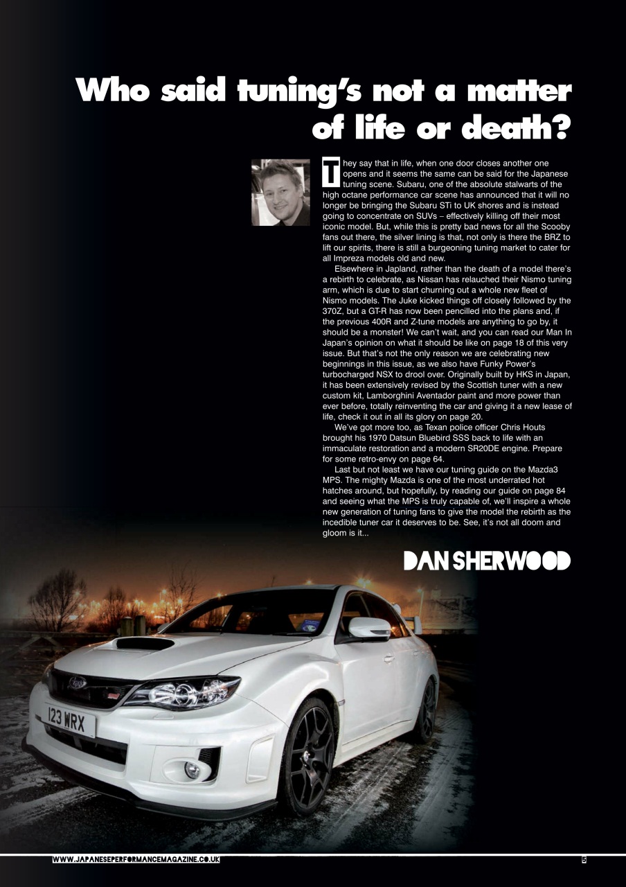 Japanese Performance Preview Pages