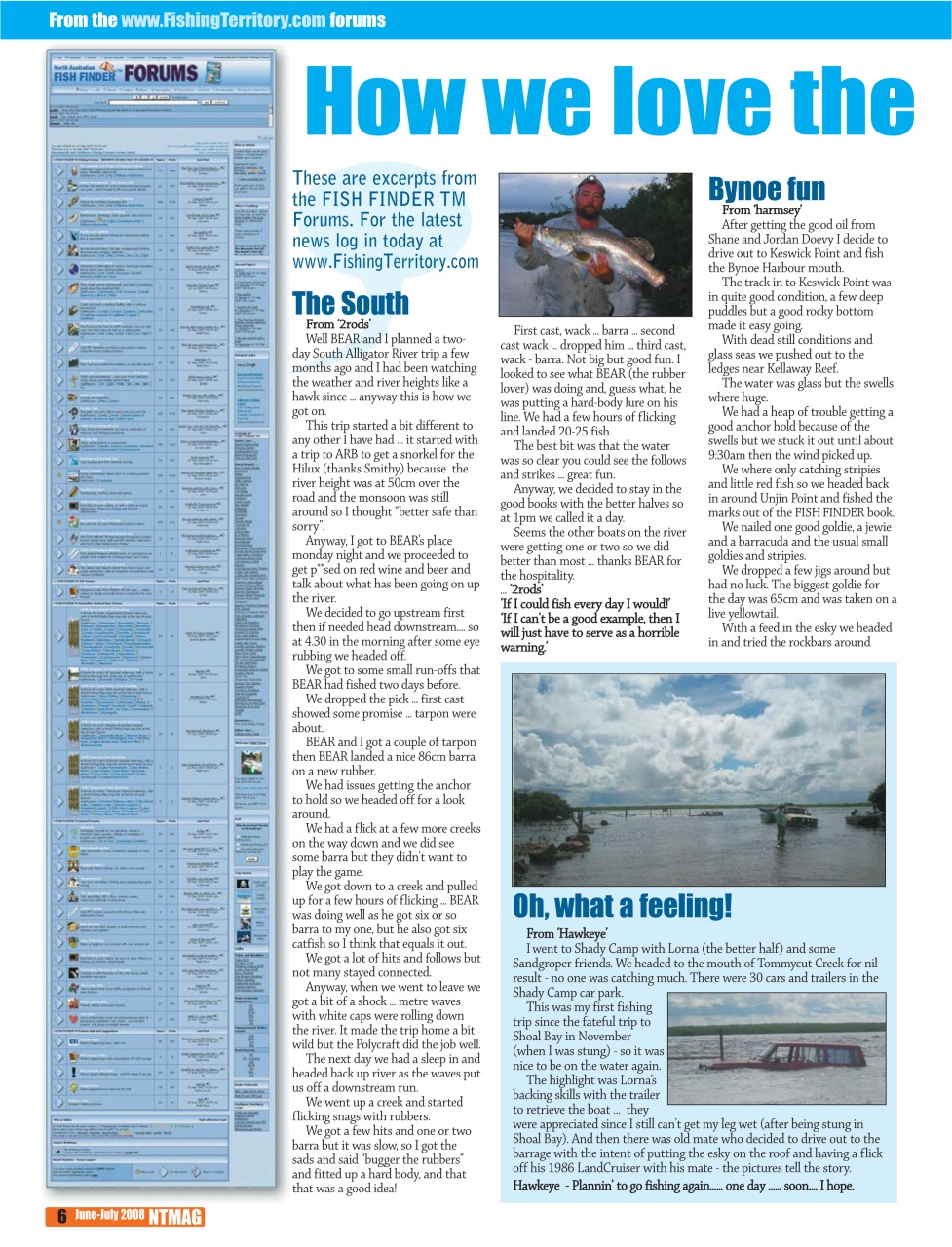 North Australian Fishing and Outdoors Magazine Preview Pages