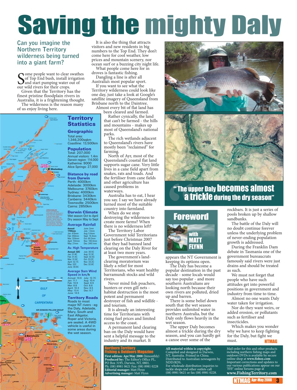 North Australian Fishing and Outdoors Magazine Preview Pages
