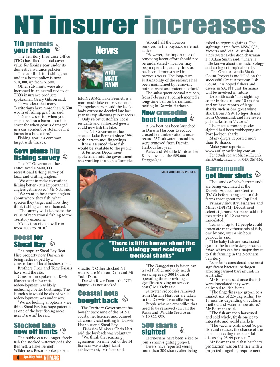 North Australian Fishing and Outdoors Magazine Preview Pages