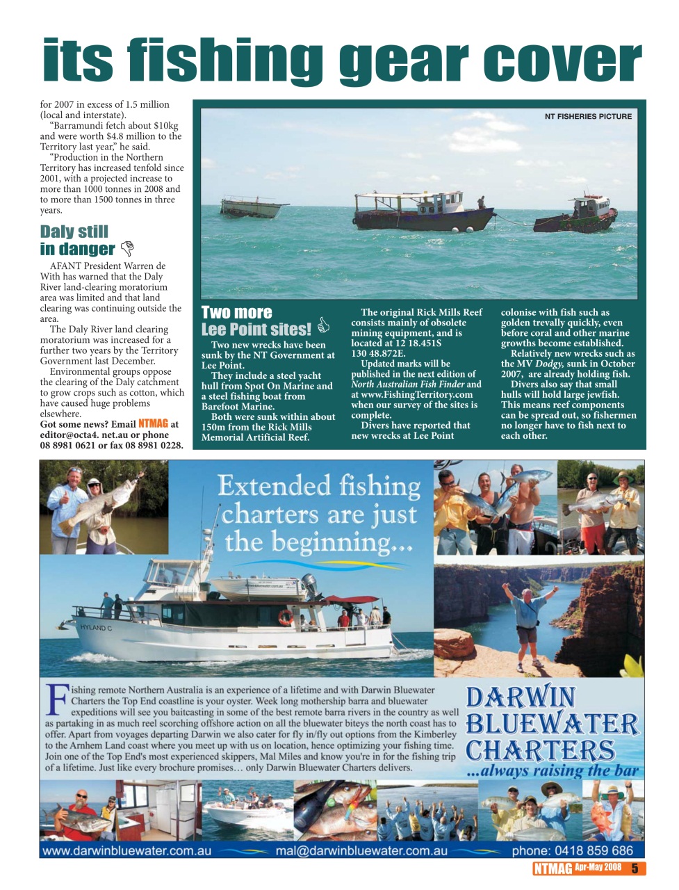 North Australian Fishing and Outdoors Magazine Preview Pages