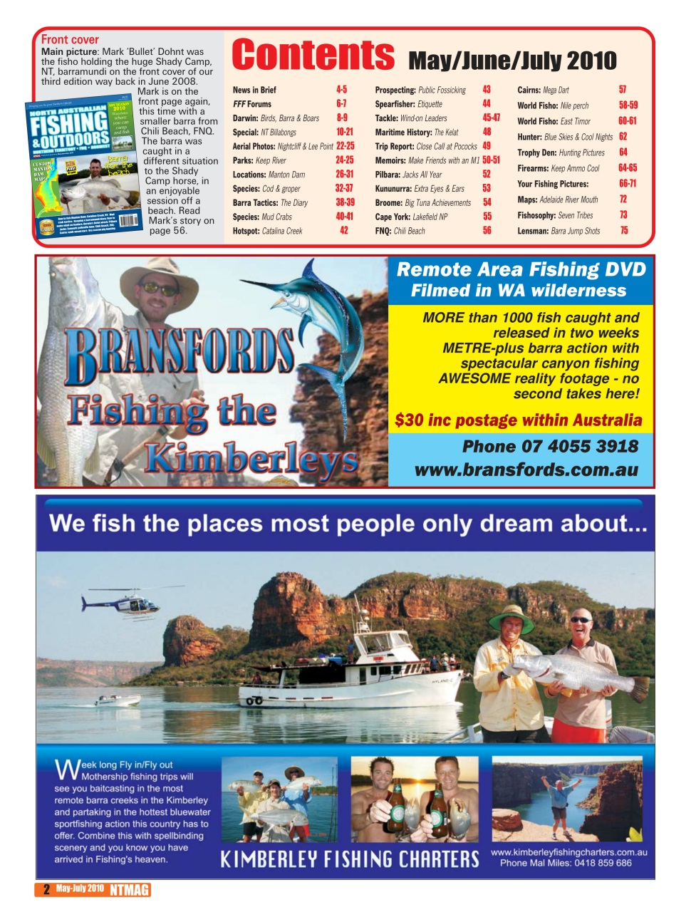 North Australian Fishing and Outdoors Magazine Preview Pages