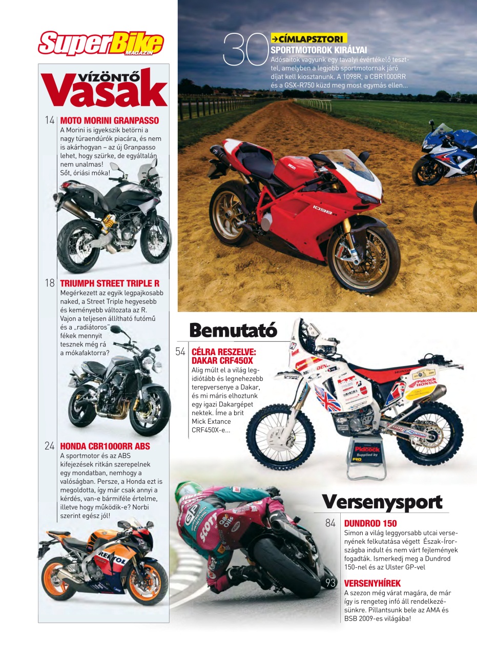 SuperBike Hungary Preview Pages