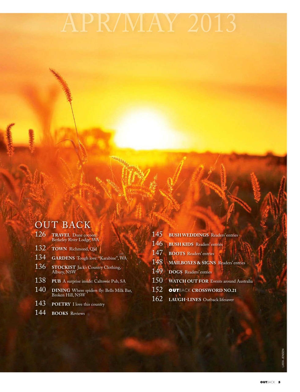 OUTBACK Magazine Preview Pages
