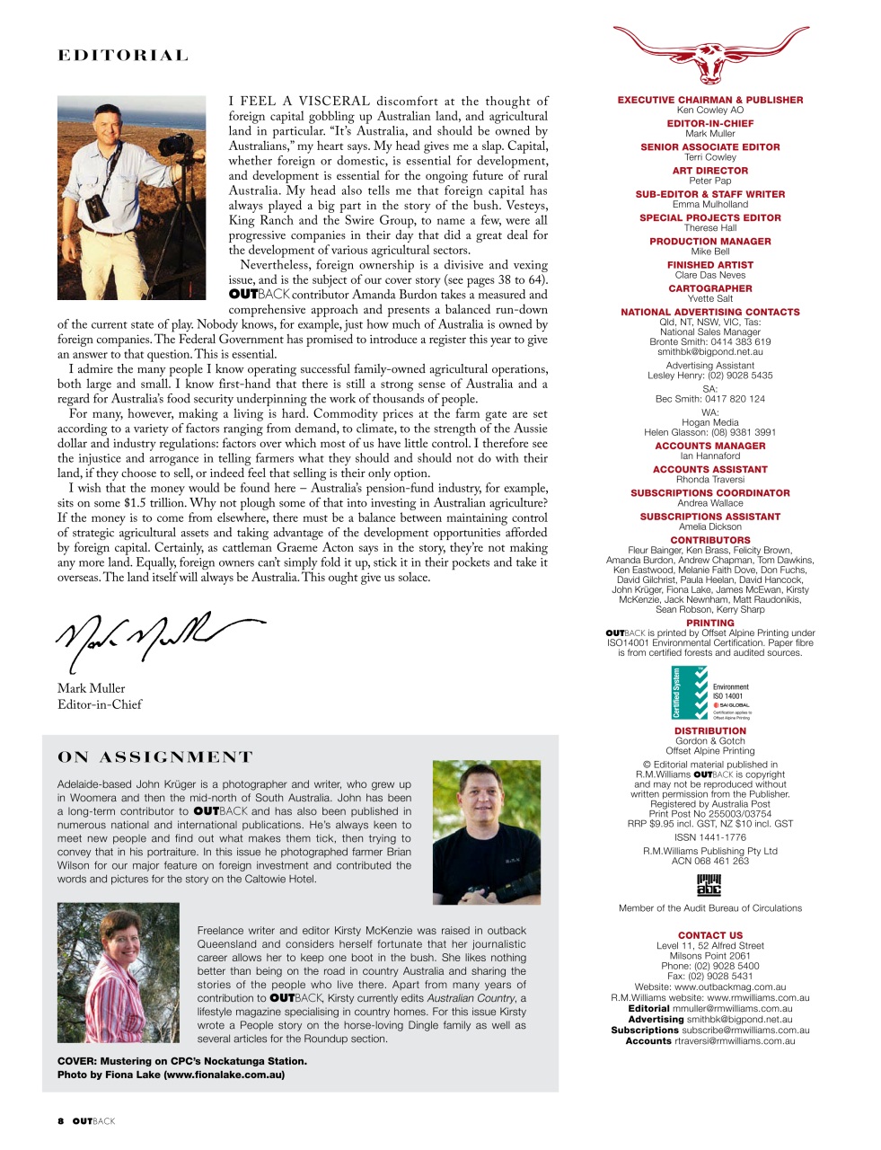 OUTBACK Magazine Preview Pages