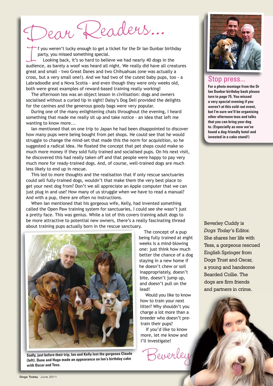 Dogs Today Magazine Preview Pages