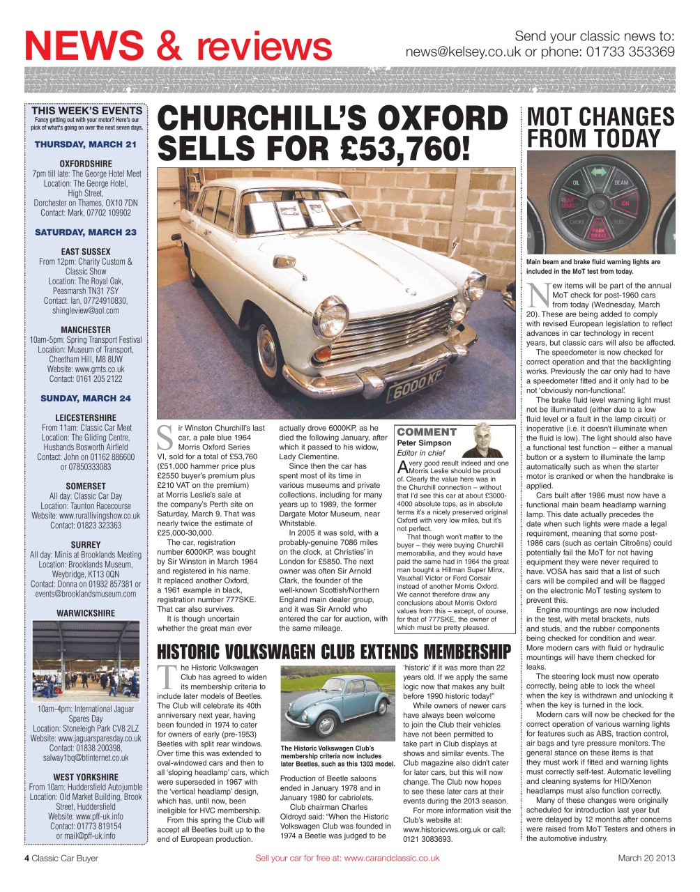 Classic Car Buyer Preview Pages