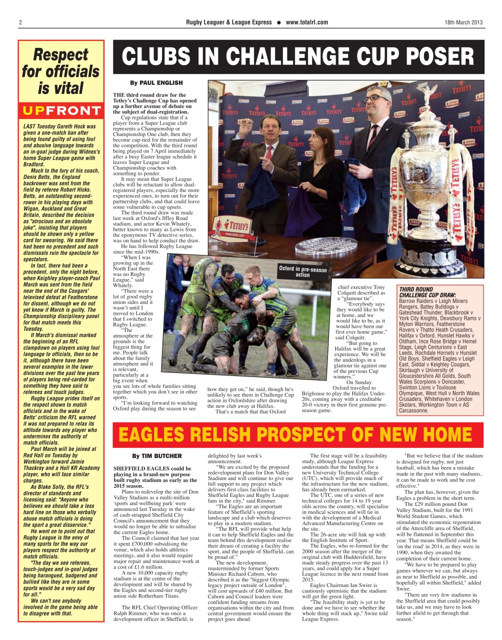 League Express Preview Pages