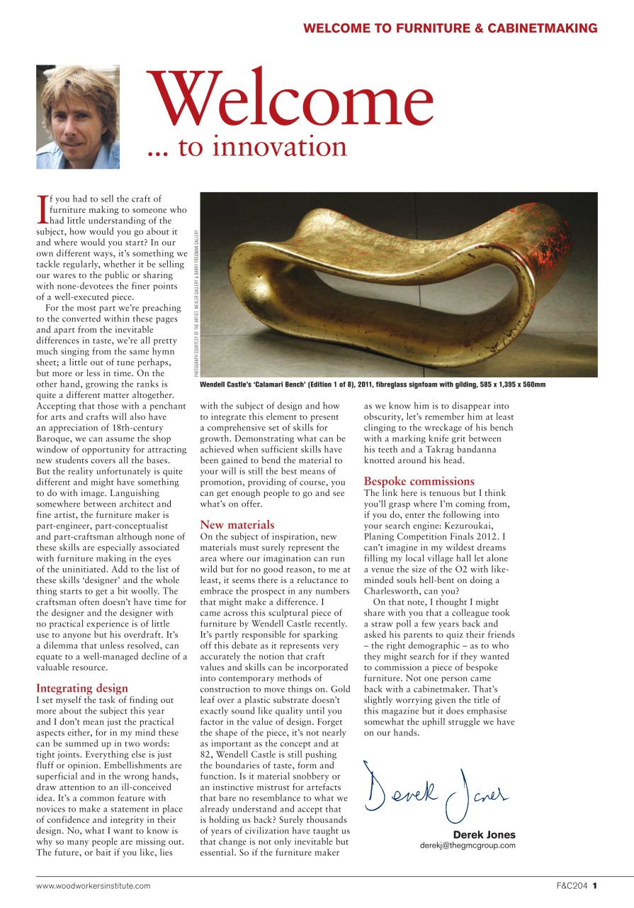 Furniture & Cabinetmaking Preview Pages