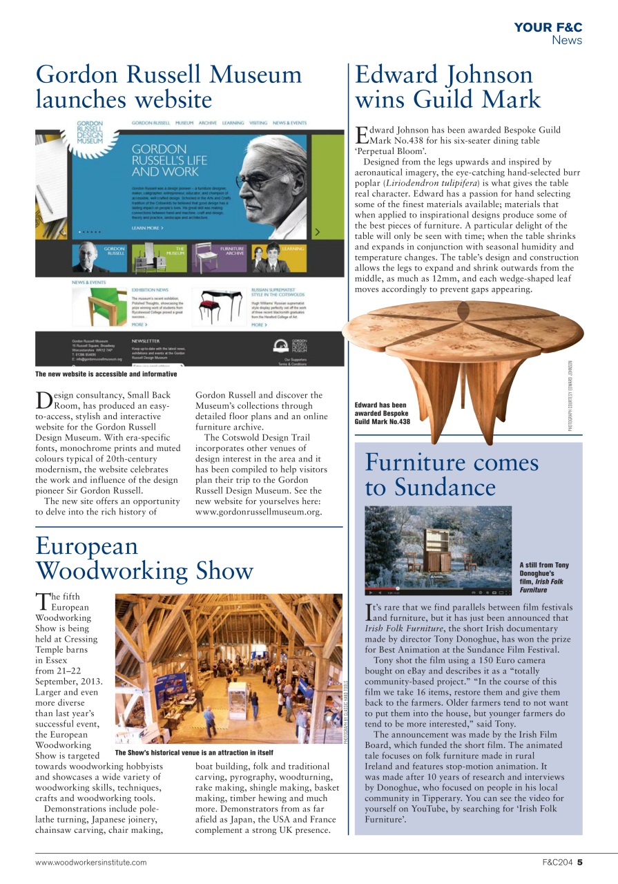 Furniture & Cabinetmaking Preview Pages