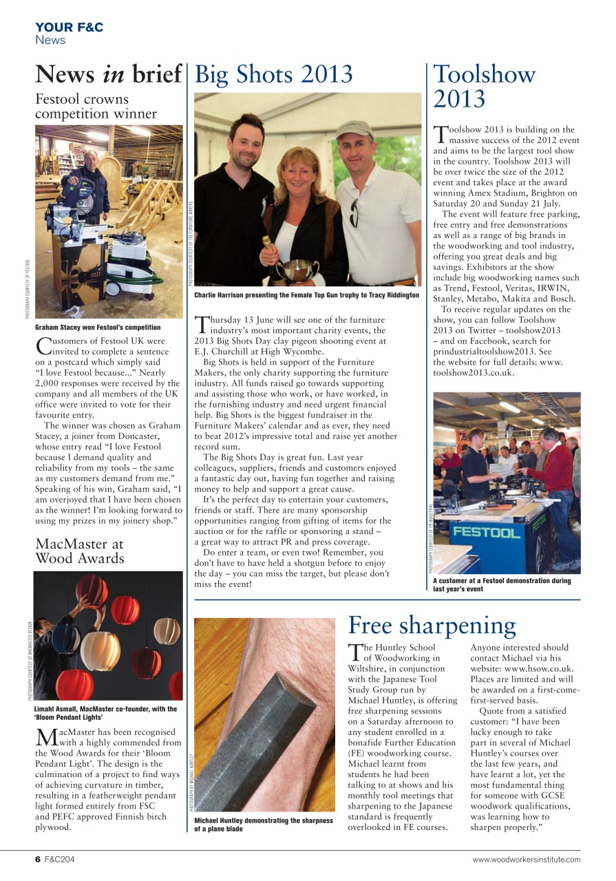 Furniture & Cabinetmaking Preview Pages