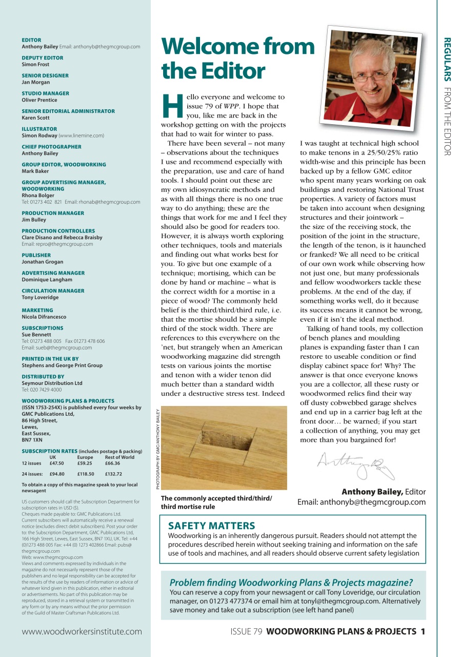Woodworking Crafts Magazine Preview Pages