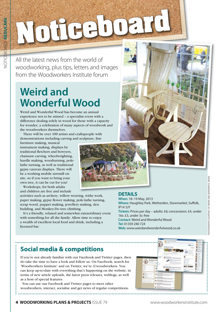 Woodworking Crafts Magazine Preview Pages