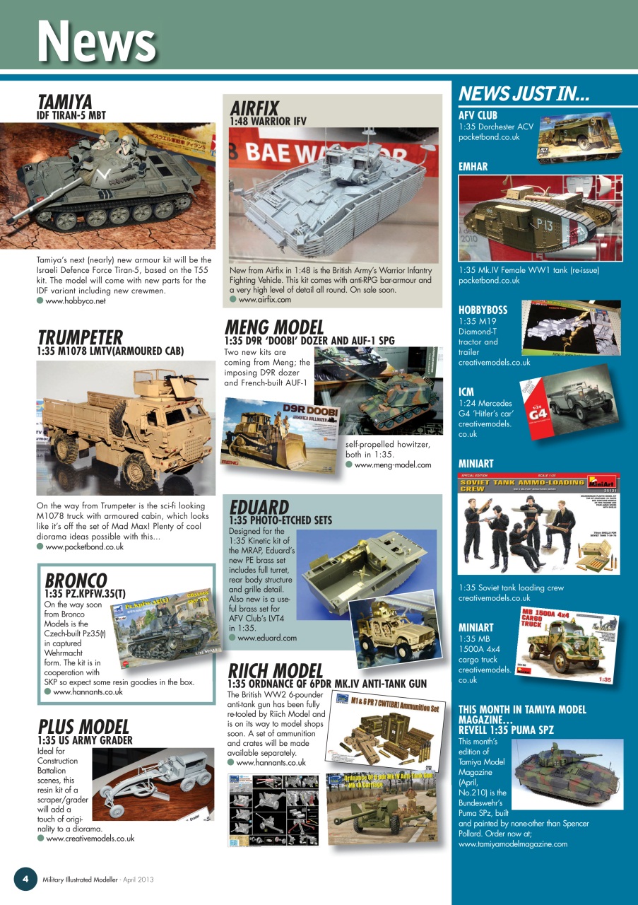 MIM: AFV Edition Preview Pages