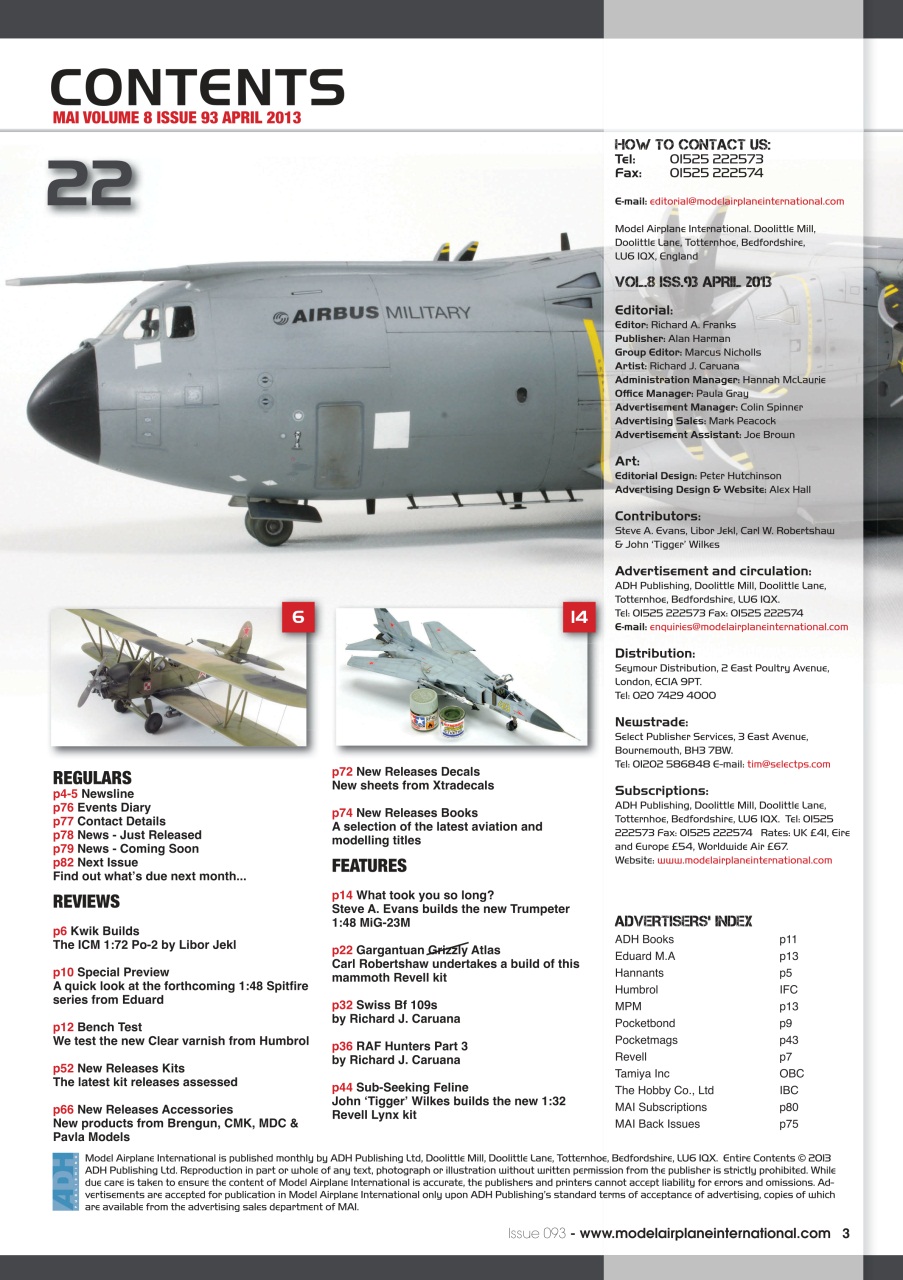 Model Airplane International Preview Pages