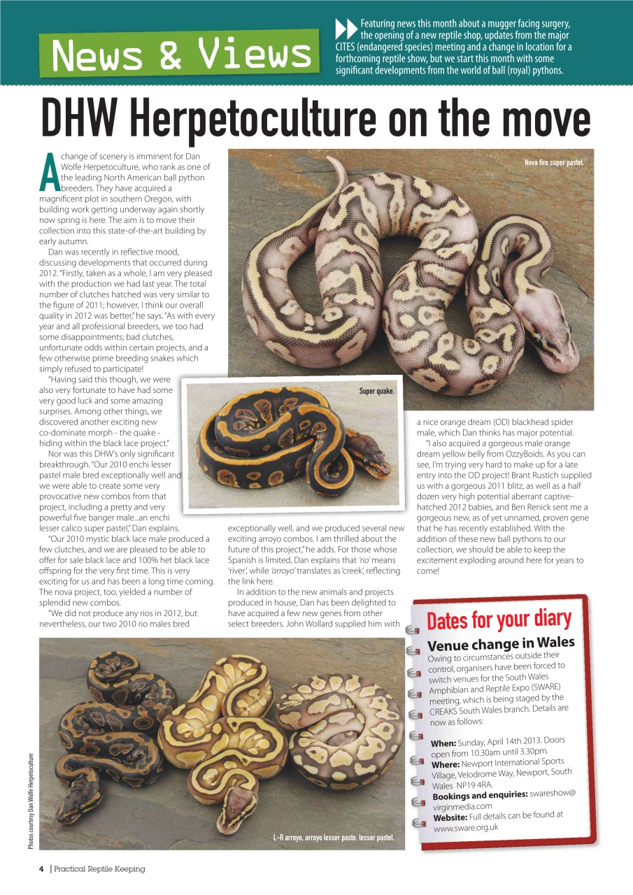 Practical Reptile Keeping Preview Pages
